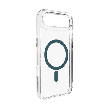 Hybrydowe etui iPhone Air Puro Lite Mag - turkusowe/przezroczyste