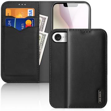 iPhone 16e Skórzane Etui z Portfelem Dux Ducis Hivo