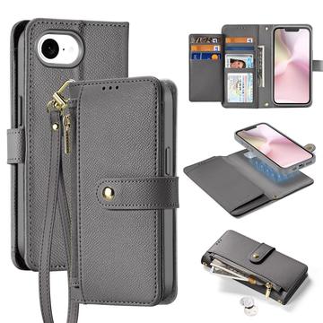 iPhone 16e Dux Ducis Lawa Etui portfelowe skórzane z magnetycznym pokryciem