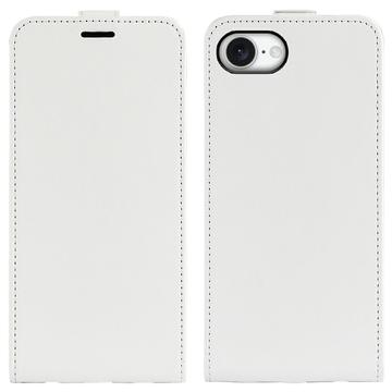 iPhone 16e Pionowe Etui z Kieszenią na Kartę - Biel