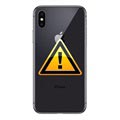 Naprawa Klapki Baterii iPhone X - z ramką - Czerń