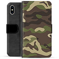 Etui Portfel Premium - iPhone X / iPhone XS - Moro