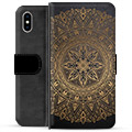 Etui Portfel Premium - iPhone X / iPhone XS - Mandala