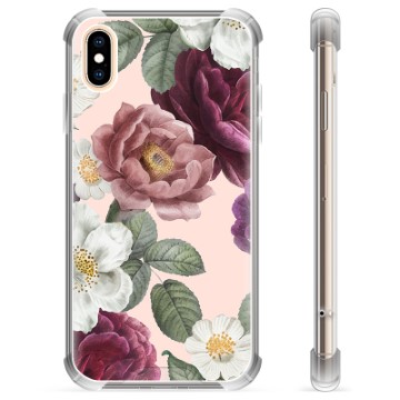 Etui Hybrydowe - iPhone X / iPhone XS - Romantyczne Kwiaty