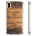 Etui Hybrydowe - iPhone XS Max - Drewno