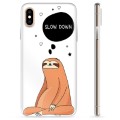 Etui TPU - iPhone X / iPhone XS - Slow Down