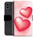 Etui Portfel Premium - iPhone X / iPhone XS - Miłość