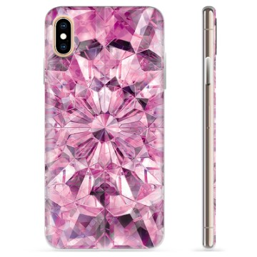 Etui TPU - iPhone X / iPhone XS - Różowy Kryształ