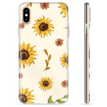 Etui TPU - iPhone X / iPhone XS - Słonecznik