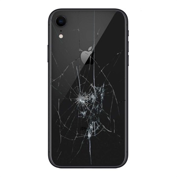 Naprawa tylnej obudowy telefonu iPhone XR - Tylko szkło - Czerń