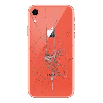 Naprawa tylnej obudowy telefonu iPhone XR - Tylko szkło - Coral