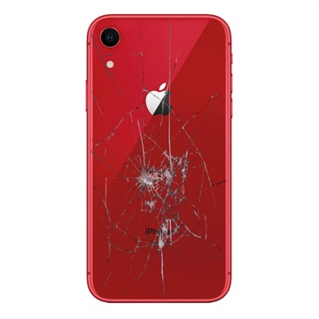 Naprawa tylnej obudowy telefonu iPhone XR - Tylko szkło - Czerwień