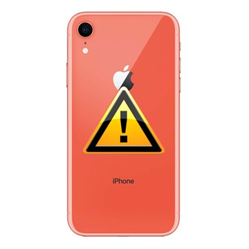 Naprawa Klapki Baterii iPhone XR - z ramką - Coral