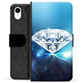 Etui Portfel Premium - iPhone XR - Diament