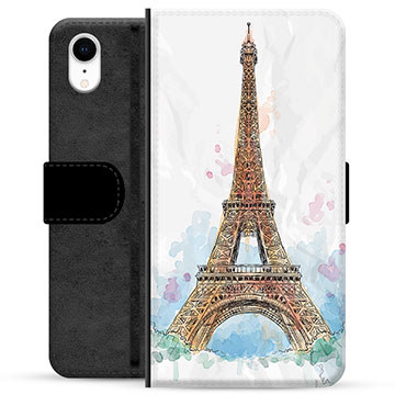Etui Portfel Premium - iPhone XR - Paryż