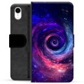 Etui Portfel Premium - iPhone XR - Galaktyka