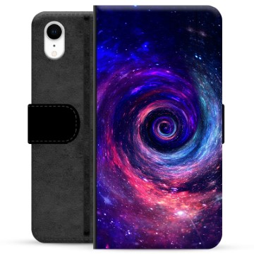 Etui Portfel Premium - iPhone XR - Galaktyka