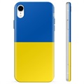 Etui TPU Flaga Ukrainy - iPhone XR - Żółć i błękit