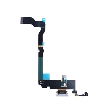 iPhone XS - Taśma Flex Złącza Ładowania - Srebrny
