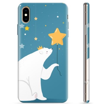 Etui TPU - iPhone X / iPhone XS - Niedźwiadek Polarny
