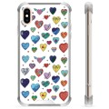 Etui Hybrydowe - iPhone X / iPhone XS - Serca