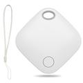 itag03 Lokalizator Bluetooth zapobiegający zgubieniu urządzenia Apple Przenośny mini lokalizator z paskiem - biały