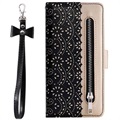 Etui z portfelem Lace Pattern do Samsung Galaxy S20 - Czarne