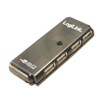 LogiLink UH0001A 4-portowy Koncentrator USB 2.0 - Czarny