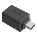 Przejściówka Logitech USB-C szaro-czarna