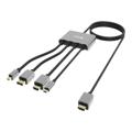 Sandberg All-In-1 Display Adapter Hub Adapter wideo 2,3 m