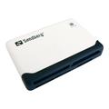 Wielofunkcyjny Czytnik Kart Sandberg USB 2.0 - Czarno / Biały