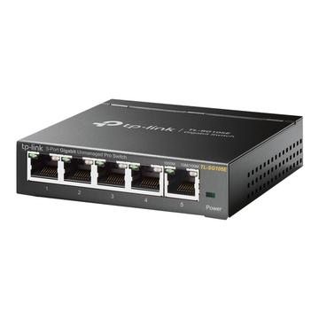 TP-Link TL-SG105E 5-portowy Gigabitowy Przełącznik Easy Smart - Czarny