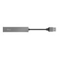 Trust Halyx Aluminiowy Mini Hub USB - 4-portowy