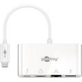 Wieloportowy adapter USB-C™ HDMI+Ethernet, PD, wit