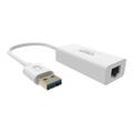 Vision SuperSpeed USB 3.0 / Ethernet Adapter - Biały