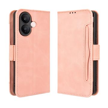 vivo V60 Lite Etui portfelowe na kartę - różowe