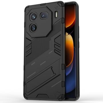 vivo iQOO 12 Pro Hybrydowe Etui Armor Series z Podpórką - Czarne