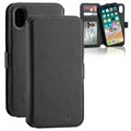 Skórzane Etui 3Sixt NeoWallet 2-w-1 do iPhone XR - Czarne