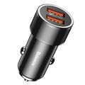 Baseus BSC-C15K Small Screw  QC3.0 Szybka Ładowarka Samochodowa - 36W, 2xUSB