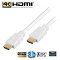 Kabel High Speed HDMI z Ethernet Goobay  - 0.5m - Biały