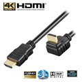 Kabel High Speed HDMI z Ethernet Goobay - Obrotowy, 270° - 2 m