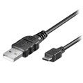 Kabel Goobay USB 2.0 / MicroUSB - Czarny