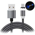 Magnetyczny Kabel Lightning do Ladowania z Oświetleniem LED - iPhone, iPad, iPod