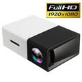 Przenośny Miniprojektor LED Full HD YG300 - Czarny / Biały