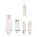 ADAPTER-KABEL MOCREO MICROUSB / HDMI MHL - BIAŁY