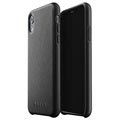 iPhone XR Skórzane Etui Premium Mujjo - Czarne