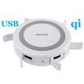 Nillkin Hermit - Bezprzewodowa Ładowarka Qi i 4-portowa Ładowarka USB 3-w-1