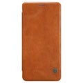 Etui z Klapką Nillkin Qin OnePlus 3/3T - Brązowe