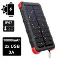 Wodoodporna Solarna Ładowarka / Powerbank Outxe Savage 10000mAh