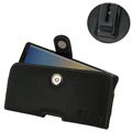 Skórzane etui PDair Horizontal Holster do Samsung Galaxy Note9 - Czarne